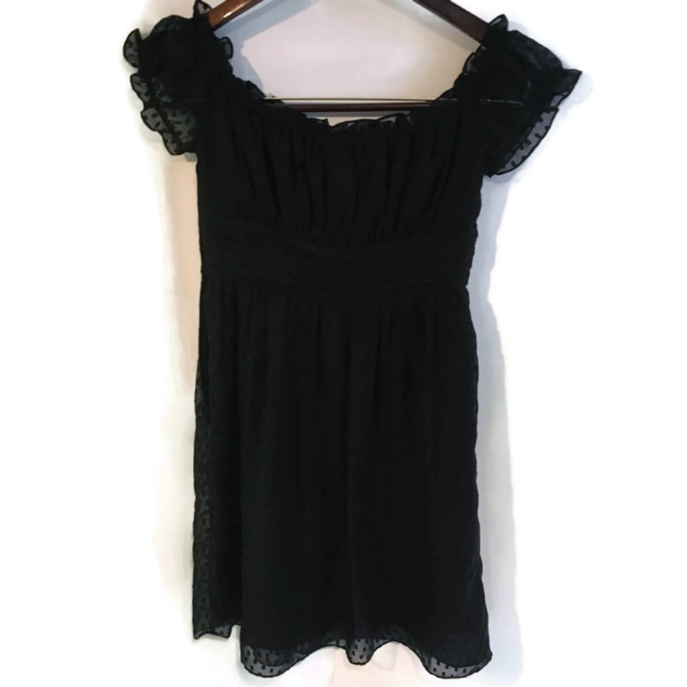 Milly of NY Swiss Dotted Sheer Silk Dress Sz 2